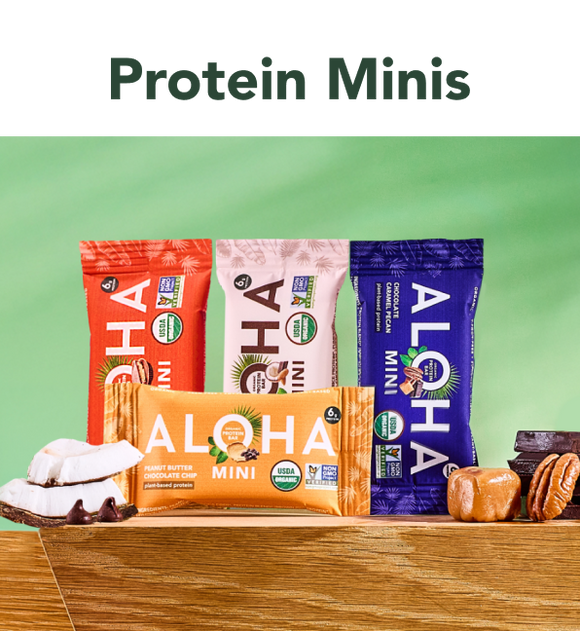 ALOHA Plant-Based Mini Protein Bars